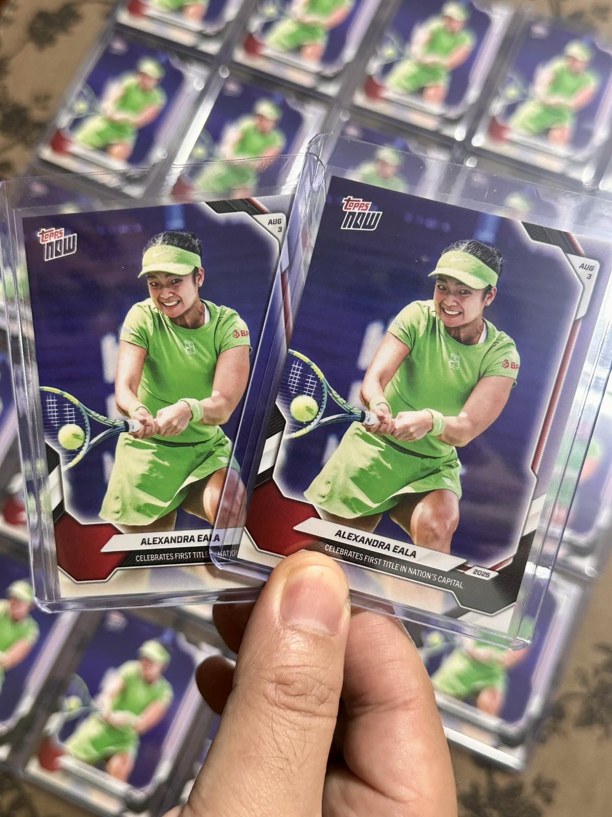 2026 Topps Now Tennis #18 ALEXANDRA EALA First WTA Title