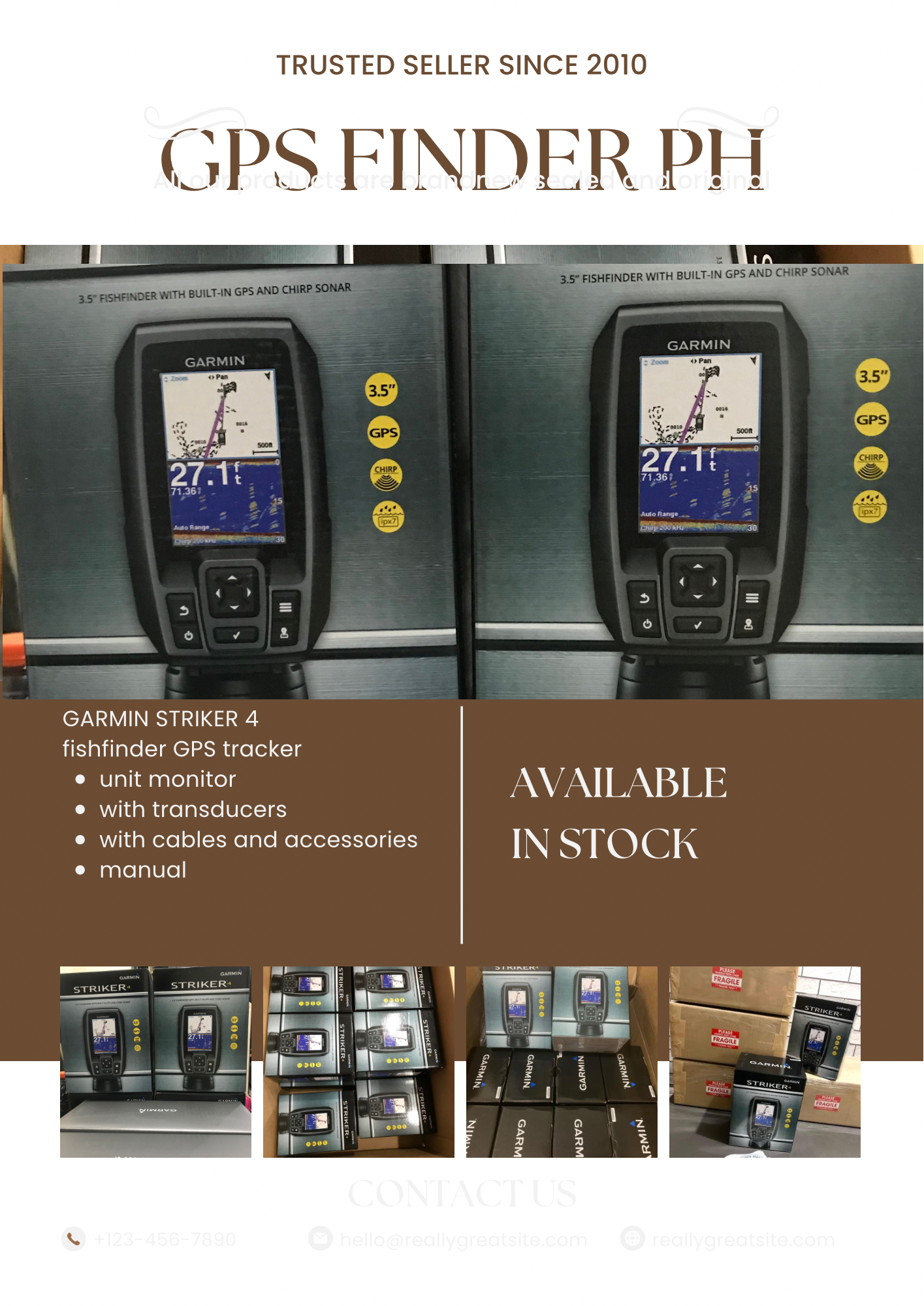 Garmin Striker 4 fishfinder