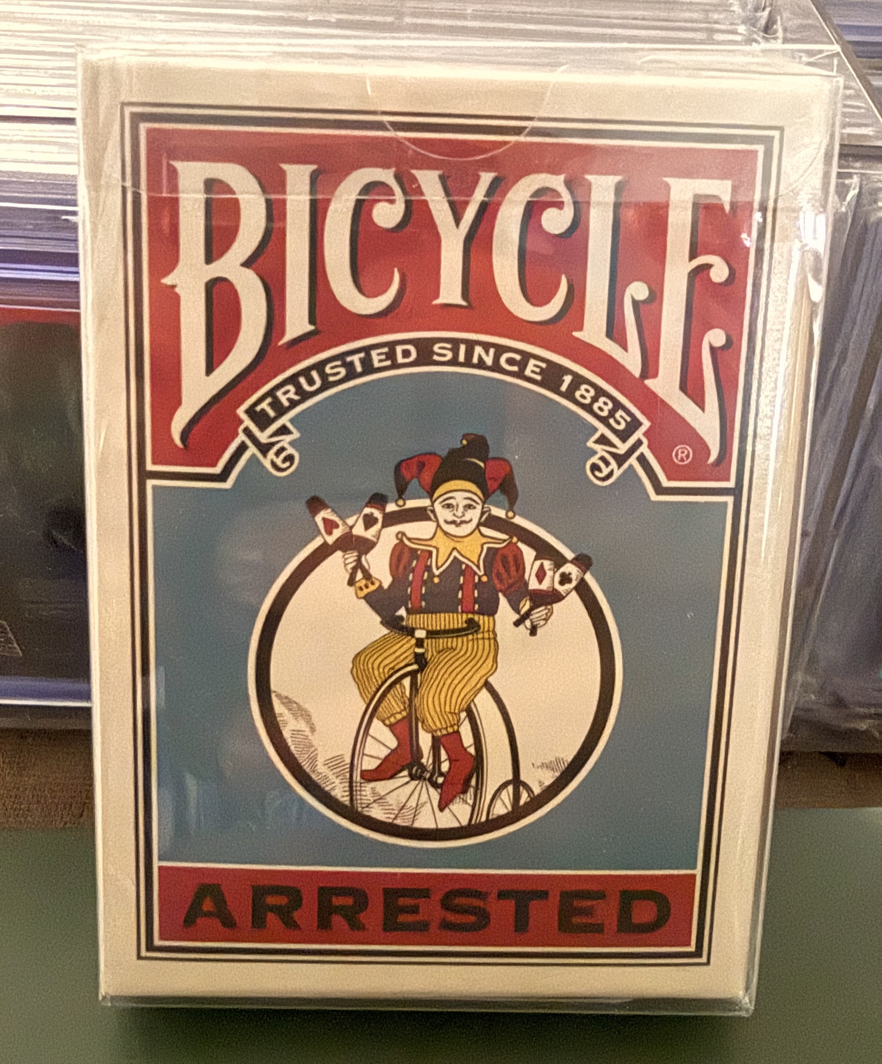 Bicycle ARRESTED Trick Deck by Adrian Vega & Penguin Magic – Rare Playing Cards
